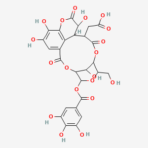 molecular formula C27H24O19 B3028181 Chebulanin CAS No. 166833-80-3