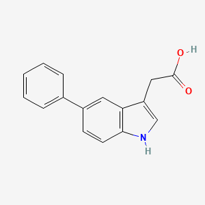 (5-Phenyl-1H-indol-3-yl)acetic acid