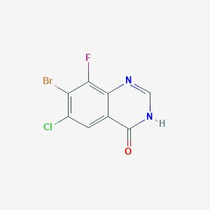 7-Bromo-6-chloro-8-fluoroquinazolin-4-ol
