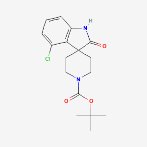 tert-Butyl 4-chloro-2-oxospiro[indoline-3,4'-piperidine]-1'-carboxylate