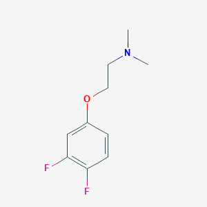 molecular formula C10H13F2NO B3028218 2-(3,4-Difluorophenoxy)-N,N-dimethylethanamine CAS No. 1708924-47-3