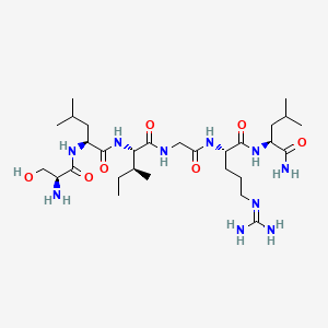 molecular formula C29H56N10O7 B3028222 Sligrl-NH2 