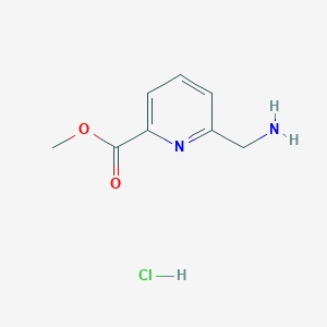 molecular formula C8H11ClN2O2 B3028225 Methyl 6-(aminomethyl)picolinate hydrochloride CAS No. 171670-23-8