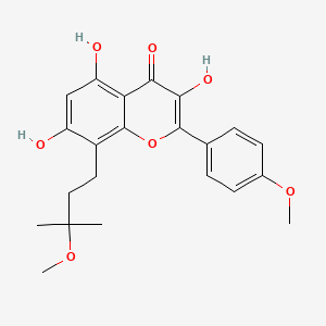 molecular formula C22H24O7 B3028228 Brevicornin 