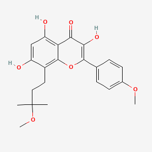 molecular formula C22H24O7 B3028228 Brevicornin CAS No. 173792-49-9
