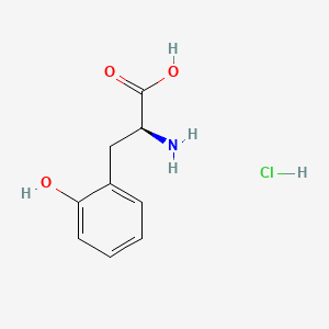 molecular formula C9H12ClNO3 B3028295 (S)-2-Amino-3-(2-hydroxyphenyl)propanoic acid hydrochloride CAS No. 1810074-88-4