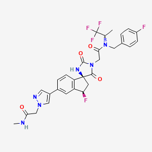 molecular formula C29H27F5N6O4 B3028336 iP300w 