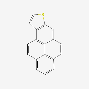 molecular formula C18H10S B3028338 Pyreno(2,1-b)thiophene CAS No. 189-81-1