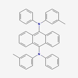 molecular formula C40H32N2 B3028339 9,10-Bis[phenyl(m-tolyl)-amino]anthracene CAS No. 189263-81-8