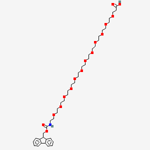 molecular formula C42H65NO16 B3028363 Fmoc-NH-PEG12-CH2CH2COOH CAS No. 1952360-91-6