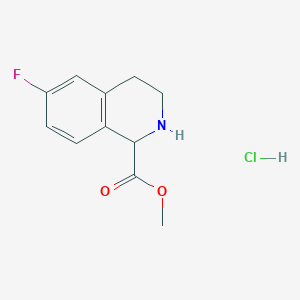 Methyl 6-fluoro-1,2,3,4-tetrahydroisoquinoline-1-carboxylate hydrochloride