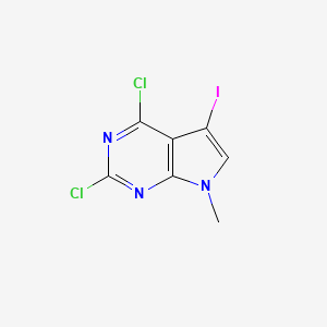 2,4-Dichloro-5-iodo-7-methyl-7H-pyrrolo[2,3-d]pyrimidine