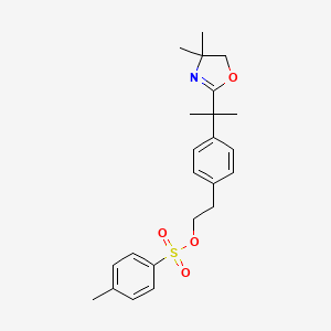 4-(2-(4,4-Dimethyl-4,5-dihydrooxazol-2-yl)propan-2-yl)phenethyl 4-methylbenzenesulfonate