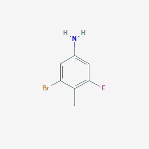 molecular formula C7H7BrFN B3028448 3-Bromo-5-fluoro-4-methylaniline CAS No. 207110-35-8