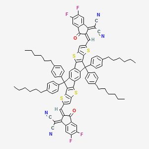 molecular formula C94H78F4N4O2S4 B3028472 ITIC-4F CAS No. 2097998-59-7