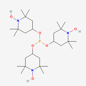 molecular formula C27H54N3O6P B3028492 Tris(1-hydroxy-2,2,6,6-tetramethylpiperidin-4-yl) phosphite CAS No. 2122-49-8