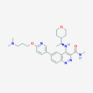 molecular formula C27H36N6O3 B3028500 ATM Inhibitor-1 