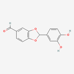 2-(3',4'-Dihydroxyphenyl)-1,3-benzodioxole-5-aldehyde