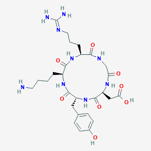 molecular formula C27H41N9O8 B3028522 Cyclo(RGDyK) 