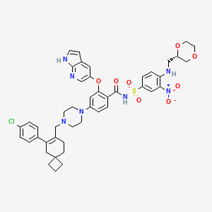 molecular formula C45H48ClN7O8S B3028529 Lisaftoclax CAS No. 2180923-05-9