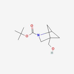 molecular formula C11H19NO3 B3028547 Tert-butyl 4-(hydroxymethyl)-2-azabicyclo[2.1.1]hexane-2-carboxylate CAS No. 220598-43-6