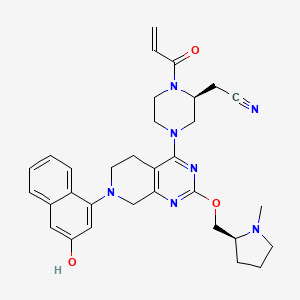 molecular formula C32H37N7O3 B3028548 KRas G12C inhibitor 2 