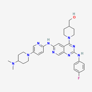molecular formula C31H38FN9O B3028556 Egfr-IN-5 