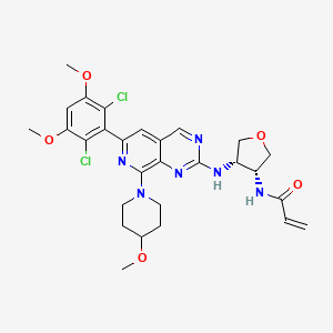 molecular formula C28H32Cl2N6O5 B3028561 Fgfr4-IN-4 