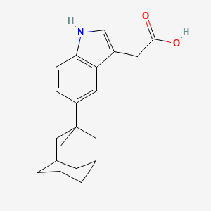 molecular formula C20H23NO2 B3028570 5-Adamantyl-IAA CAS No. 2244426-40-0