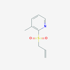 molecular formula C9H11NO2S B3028574 2-(Allylsulfonyl)-3-methylpyridine CAS No. 2249891-90-3