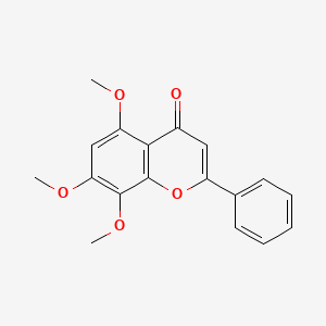 molecular formula C18H16O5 B3028584 5,7,8-Trimethoxyflavone 