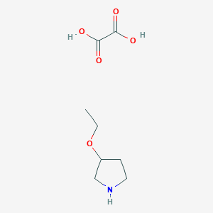 molecular formula C8H15NO5 B3028587 3-Ethoxypyrrolidine oxalate CAS No. 23123-15-1