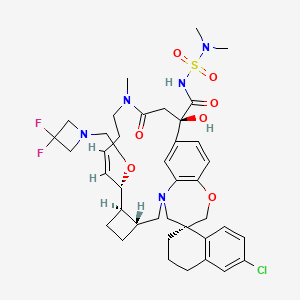 molecular formula C40H52ClF2N5O7S B3028597 Mcl-1 inhibitor 3 