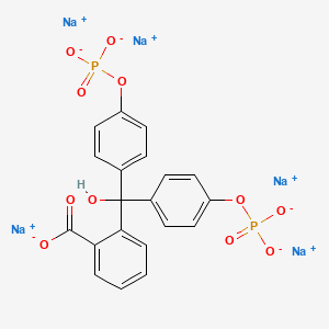 molecular formula C20H18NaO11P2 B3028599 C20H18NaO11P2 CAS No. 2382-56-1