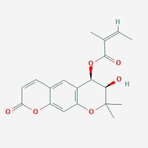 molecular formula C19H20O6 B3028621 Decursitin D 