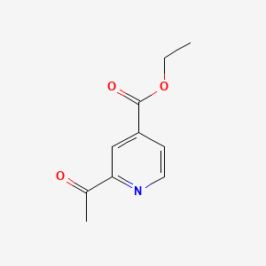 molecular formula C10H11NO3 B3028631 Ethyl 2-acetylisonicotinate CAS No. 25028-32-4