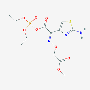 molecular formula C12H18N3O8PS B3028634 Poly(methyl methacrylate) isotactic CAS No. 25188-98-1