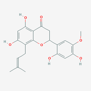molecular formula C21H22O7 B3028650 Kushenol W 