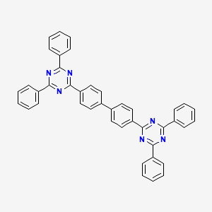 molecular formula C42H28N6 B3028675 4,4'-Bis(4,6-diphenyl-1,3,5-triazin-2-yl)-1,1'-biphenyl CAS No. 266349-83-1