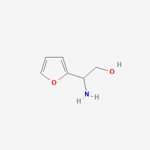 molecular formula C6H9NO2 B3028688 b-Amino-2-furanethanol CAS No. 2745-24-6