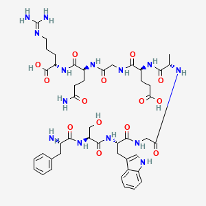 molecular formula C46H64N14O14 B3028734 Experimental Allergic Encephalitogenic Peptide (human) 