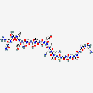 molecular formula C123H198N34O33S B3028763 Procathepsin B (26-50) (rat) CAS No. 317331-27-4