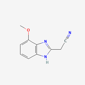 2-(Cyanomethyl)-4-methoxybenzimidazole