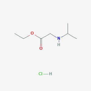 molecular formula C7H16ClNO2 B3028767 N-Isopropylaminoacetic acid ethyl ester hydrochloride CAS No. 3183-23-1