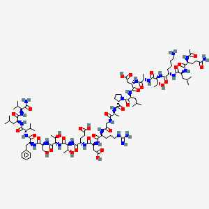 molecular formula C97H160N26O32 B3028773 Acetyl-adhesin (1025-1044) amide 