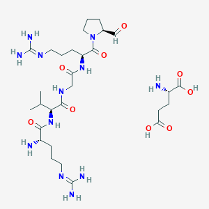 molecular formula C29H54N12O9 B3028780 H-Arg-Val-Gly-Arg-Pro-Glu-OH CAS No. 321940-50-5