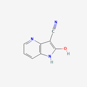 molecular formula C8H5N3O B3028786 2-Hydroxy-1H-pyrrolo[3,2-b]pyridine-3-carbonitrile CAS No. 32501-04-5