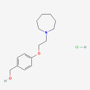 (4-(2-(Azepan-1-yl)ethoxy)phenyl)methanol hydrochloride