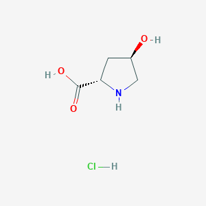 B3028794 (2S,4R)-4-hydroxypyrrolidine-2-carboxylic Acid Hydrochloride CAS No. 32968-78-8
