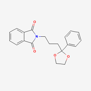 2-[3-(2-Phenyl-1,3-dioxolan-2-yl)propyl]isoindole-1,3-dione